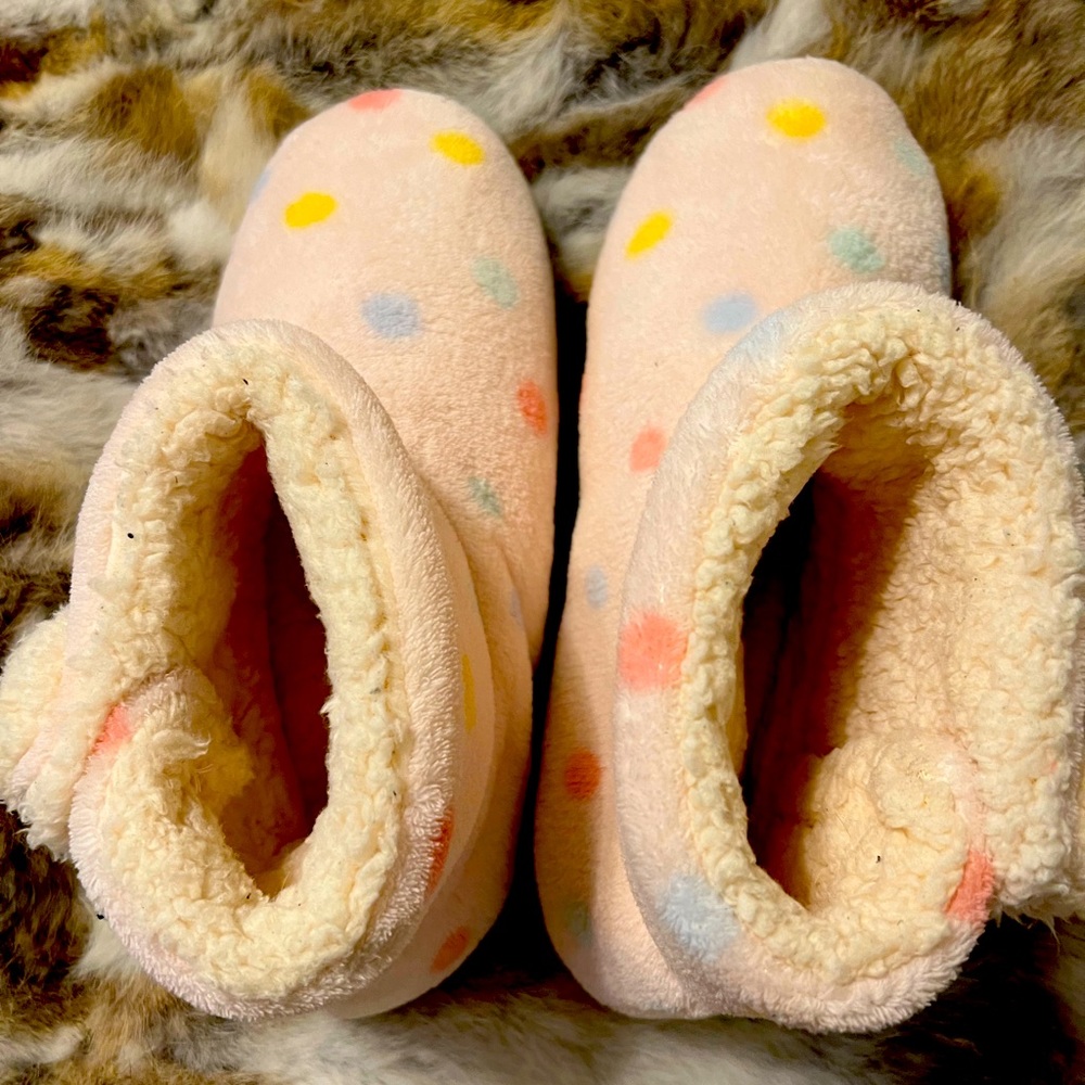 Winter Warm Womens Faux Fur Booties Shoes Slippers Indoor Home Pink Cute Ankle